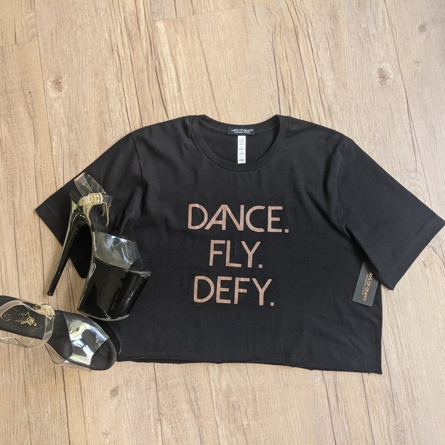 Dance. Fly. Defy Cropped Tee